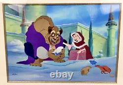 Disney's Beauty & The Beast Cel Hand Painted Character Cel Artwork