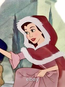 Disney's? Beauty & The Beast Cel Hand Painted Character Cel Artwork