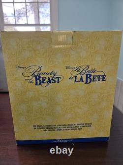 Disney's Beauty & The Beast Musicial Snowglobe, Mint In The Box