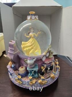 Disney's Beauty & The Beast Musicial Snowglobe, Mint In The Box