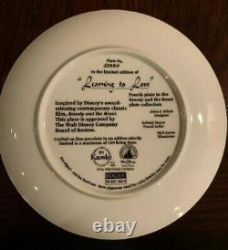 Disney's Beauty and the Beast 12 Knowles Bradford Exchange Collector's Plates