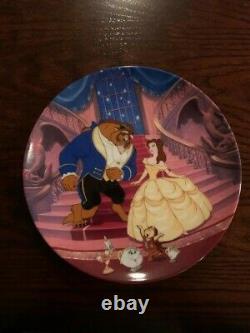 Disney's Beauty and the Beast 12 Knowles Bradford Exchange Collector's Plates