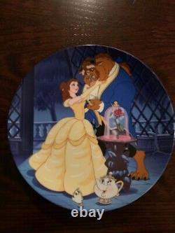 Disney's Beauty and the Beast 12 Knowles Bradford Exchange Collector's Plates