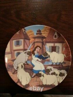 Disney's Beauty and the Beast 12 Knowles Bradford Exchange Collector's Plates