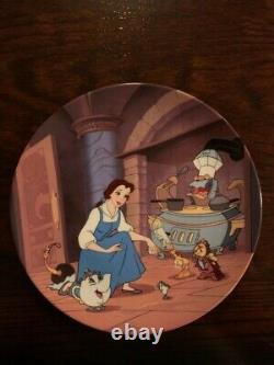 Disney's Beauty and the Beast 12 Knowles Bradford Exchange Collector's Plates