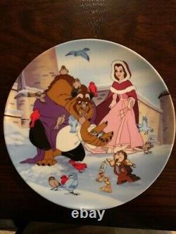 Disney's Beauty and the Beast 12 Knowles Bradford Exchange Collector's Plates