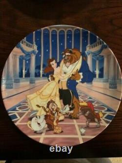 Disney's Beauty and the Beast 12 Knowles Bradford Exchange Collector's Plates