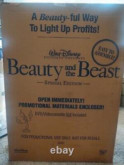 Disney's Beauty and the Beast 50th Anniversary Store Promotional Display. NIB