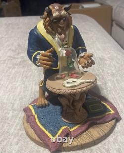 Disney's Beauty and the Beast Beast Figurine With Rose