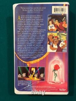 Disney's Beauty and the Beast Black Diamond VHS 1325 with Misprint Rare Disney's Beauty and the Beast Black Diamond VHS 1325 with Misprint Rare