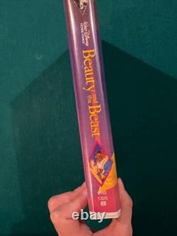 Disney's Beauty and the Beast Black Diamond VHS 1325 with Misprint Rare Disney's Beauty and the Beast Black Diamond VHS 1325 with Misprint Rare