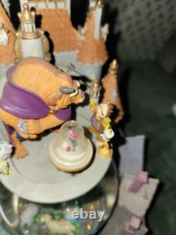 Disney's Beauty and the Beast Snowglobe Castle and Village With Music & Lights