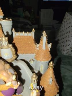 Disney's Beauty and the Beast Snowglobe Castle and Village With Music & Lights
