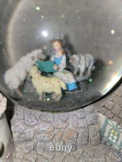 Disney's Beauty and the Beast Snowglobe Castle and Village With Music & Lights