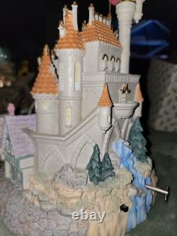 Disney's Beauty and the Beast Snowglobe Castle and Village With Music & Lights