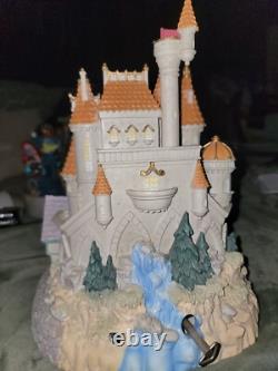 Disney's Beauty and the Beast Snowglobe Castle and Village With Music & Lights