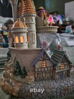 Disney's Beauty and the Beast Snowglobe Castle and Village With Music & Lights