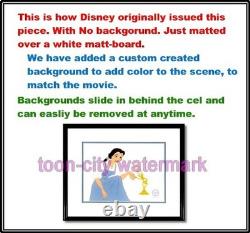 Disney sericel Signed Paige O'Hara Voice Beauty Beast cel Disney sericel Signed Paige O'Hara Voice Beauty Beast cel