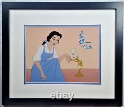 Disney sericel Signed Paige O'Hara Voice Beauty Beast cel