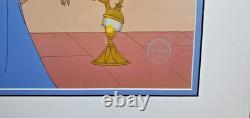 Disney sericel Signed Paige O'Hara Voice Beauty Beast cel