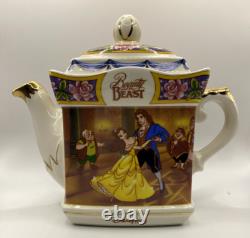 Disneyland Paris, Beauty and the Beast, James Sadler, Teapot, Rare, Disney