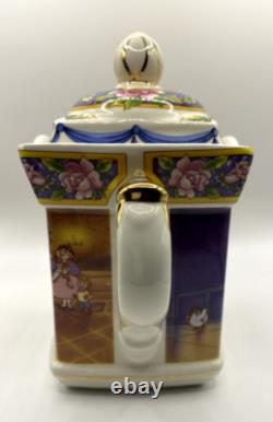 Disneyland Paris, Beauty and the Beast, James Sadler, Teapot, Rare, Disney