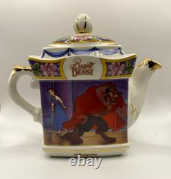 Disneyland Paris, Beauty and the Beast, James Sadler, Teapot, Rare, Disney