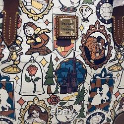 Dooney & Bourke Beauty & Beast Large Shopper Tote Purse Disney Belle Castle NEW