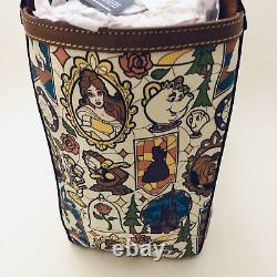 Dooney & Bourke Beauty & Beast Large Shopper Tote Purse Disney Belle Castle NEW