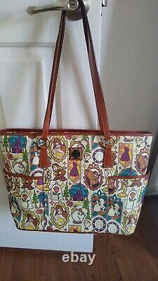 Dooney & Bourke Beauty and the Beast Belle Large Tote Purse and Wallet