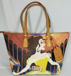 Dooney Bourke Disney Beauty Beast Belle Tote Hand Bag Purse Dream Big Princess