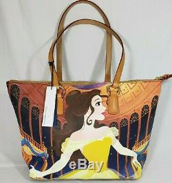 Dooney Bourke Disney Beauty Beast Belle Tote Hand Bag Purse Dream Big Princess