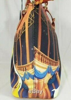 Dooney Bourke Disney Beauty Beast Belle Tote Hand Bag Purse Dream Big Princess