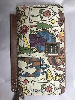 EUC Dooney and Bourke Disney Beauty and The Beast Wallet