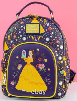 EXCLUSIVE Loungefly Disney Beauty and Beast Belle Enchanted Beauty Rose Backpack