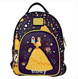 EXCLUSIVE Loungefly Disney Beauty and Beast Belle Enchanted Beauty Rose Backpack