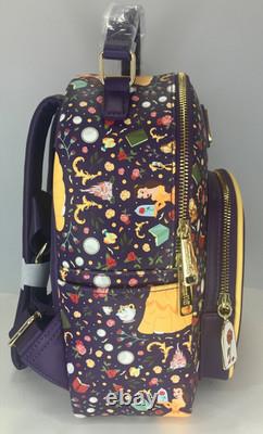 EXCLUSIVE Loungefly Disney Beauty and Beast Belle Enchanted Beauty Rose Backpack