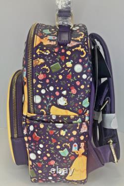 EXCLUSIVE Loungefly Disney Beauty and Beast Belle Enchanted Beauty Rose Backpack