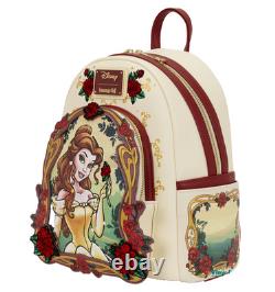 EXCLUSIVE Loungefly Disney Beauty and the Beast Belle Floral Backpack & Wallet