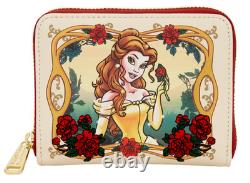 EXCLUSIVE Loungefly Disney Beauty and the Beast Belle Floral Backpack & Wallet