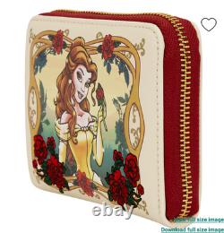 EXCLUSIVE Loungefly Disney Beauty and the Beast Belle Floral Backpack & Wallet