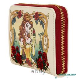 EXCLUSIVE Loungefly Disney Beauty and the Beast Belle Floral Backpack + Wallet
