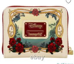 EXCLUSIVE Loungefly Disney Beauty and the Beast Belle Floral Backpack + Wallet