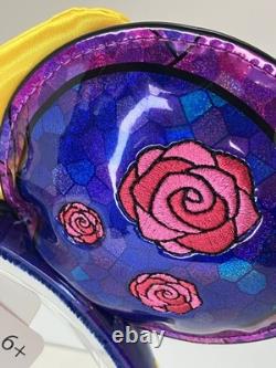EXCLUSIVE Loungefly Disney Beauty and the Beast Belle Stained Glass Ears NWT