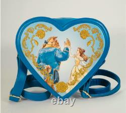 EXCLUSIVE Loungefly Disney Beauty and the Beast Convertible Heart Mini Backpack