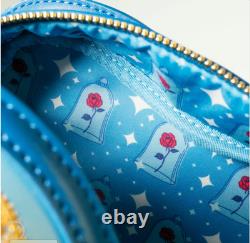 EXCLUSIVE Loungefly Disney Beauty and the Beast Convertible Heart Mini Backpack