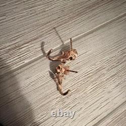 Enchanted Disney Beauty and the Beast Rose Earrings