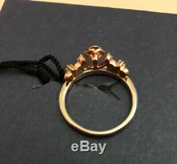 Enchanted Disney White Diamond Beauty and the Beast Rose Gold Ring 7