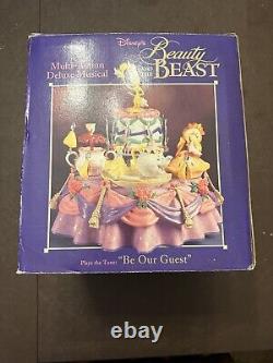 Enesco Disney's Beauty & the Beast Multi-Action Deluxe Musical BRAND NEW