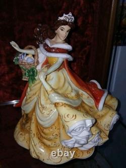 English Ladies Disney Beauty & Beast Princess Winter Belle Figurine LE 254/1000